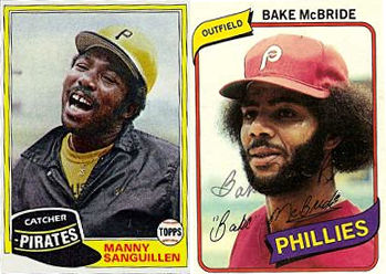 Manny Sanguillen versus Bake McBride